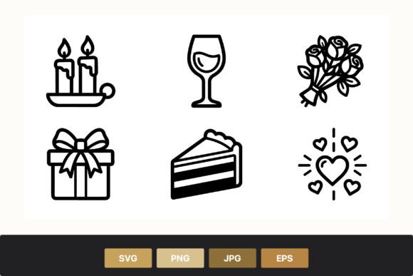 Black and White Line Art for Crafters