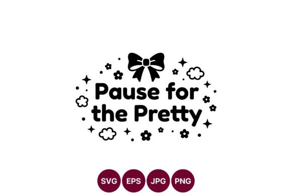 Pause for the Pretty Cute Bow Flower